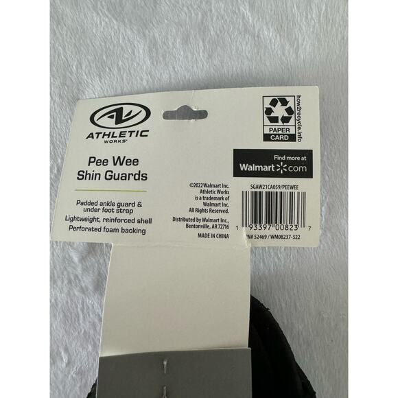 Athletic Works Pee Wee Shin Guards Size S, NWT - Picture 7 of 7